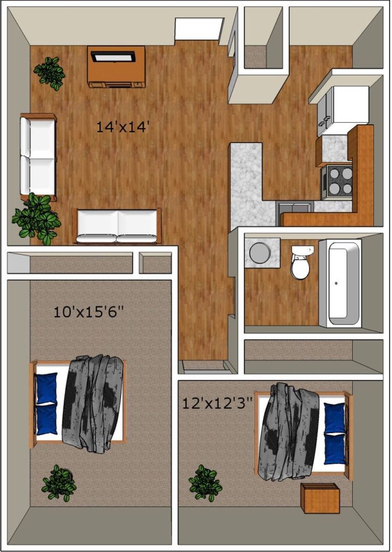 Auburn Apartment: 650 N. Ross St.