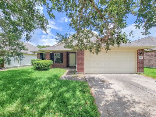 Welcome home to this well-maintained 3-bedroom, 2-bath residence in Dickinson, Texas. This inviting home features upgraded tile flooring throughout, offering both style and easy maintenance. The spacious floor plan provides comfortable living areas, a fun