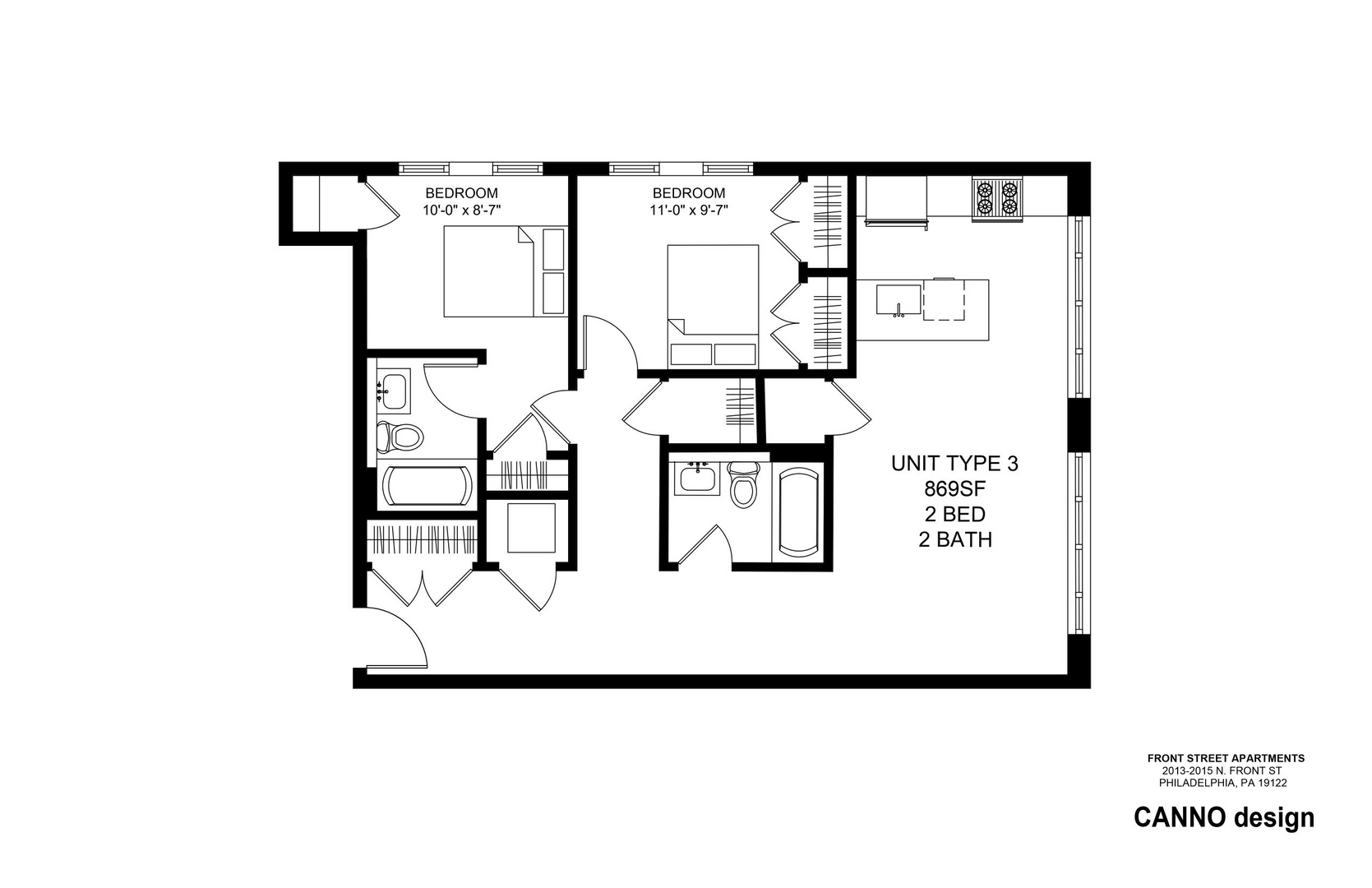 Philadelphia Apartment: 2013 N Front St