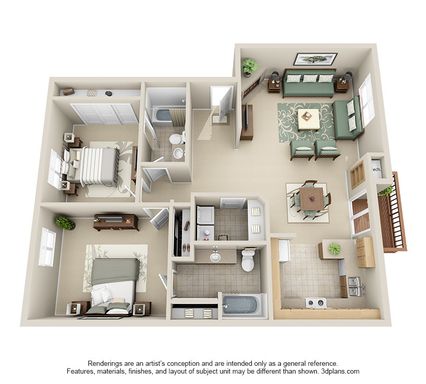 Spacious 2 Bed 2 Bath with Detached Garage Included! ALL NEW Appliances and Carpet! – photo 1