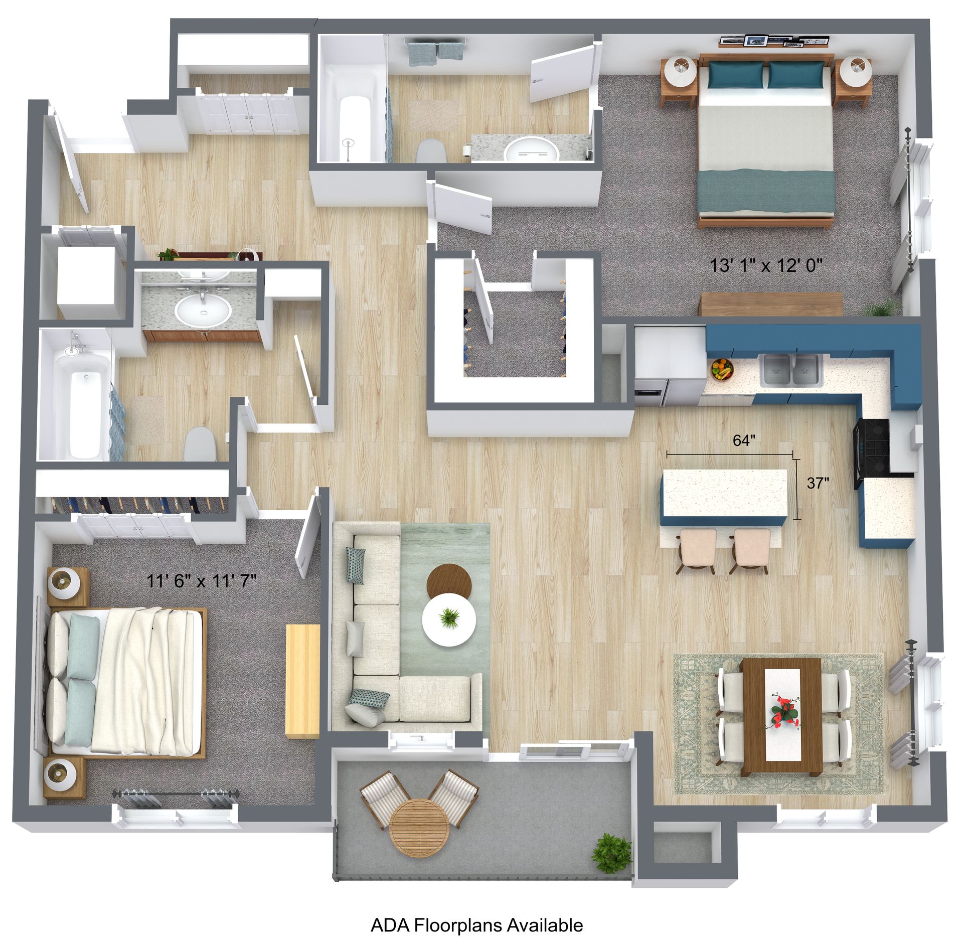 Kennewick Apartment: 7918 W 10th Ave