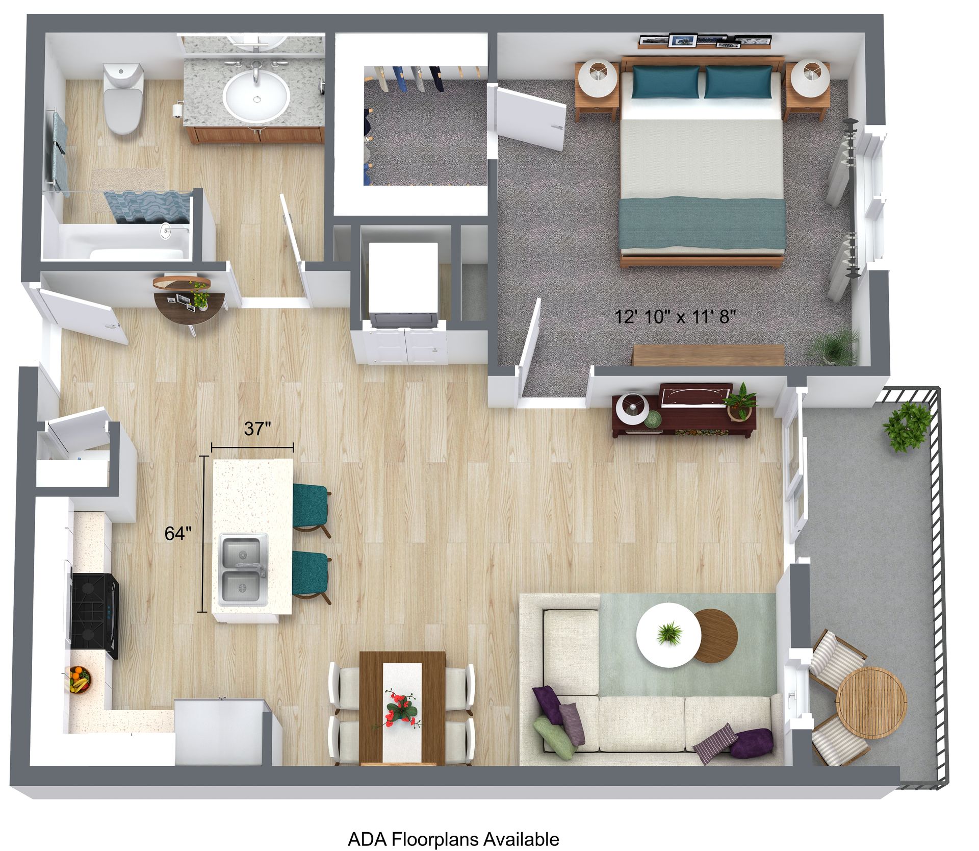 Kennewick Apartment: 7918 W 10th Ave