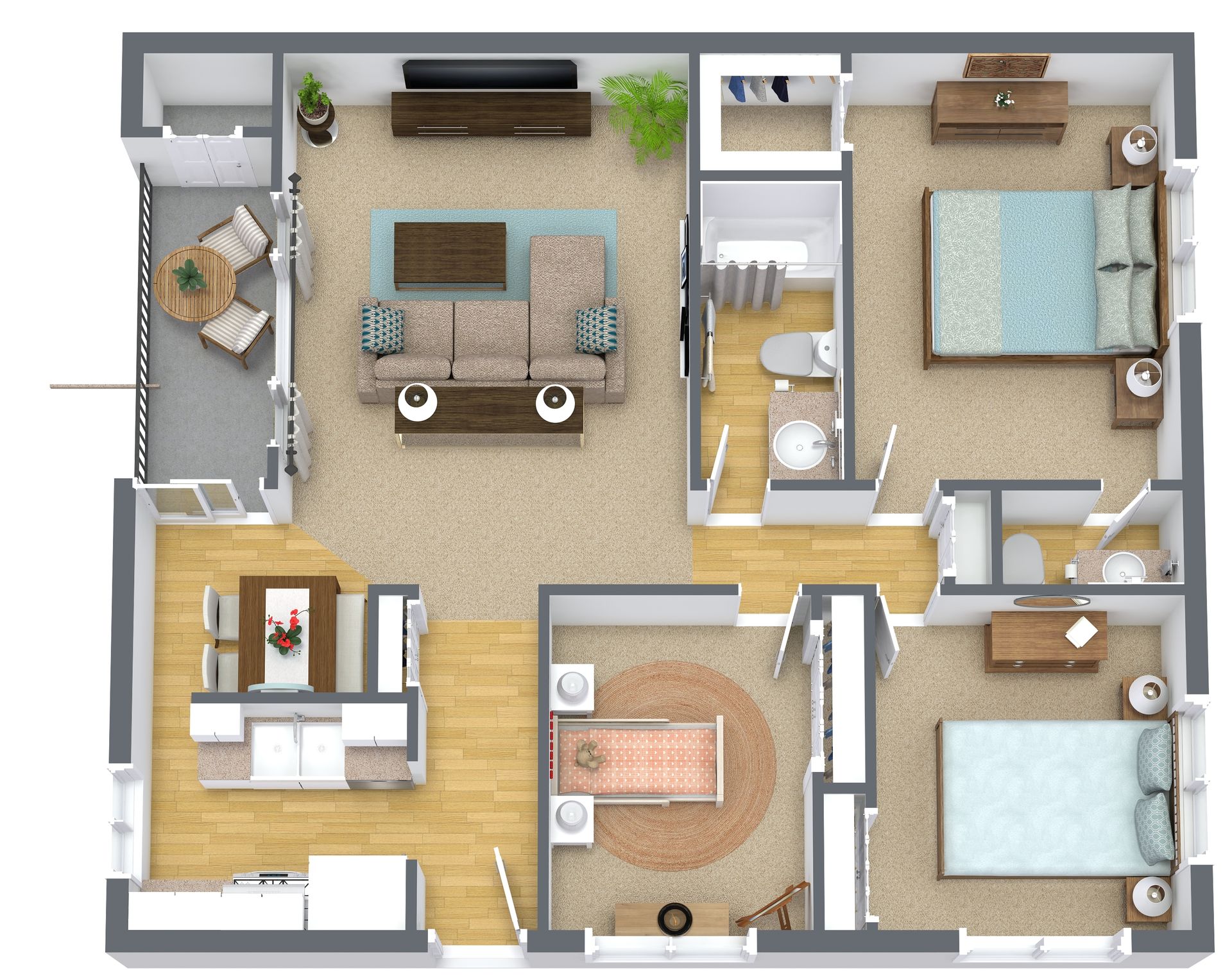 Richland Apartment: 850 Aaron Drive