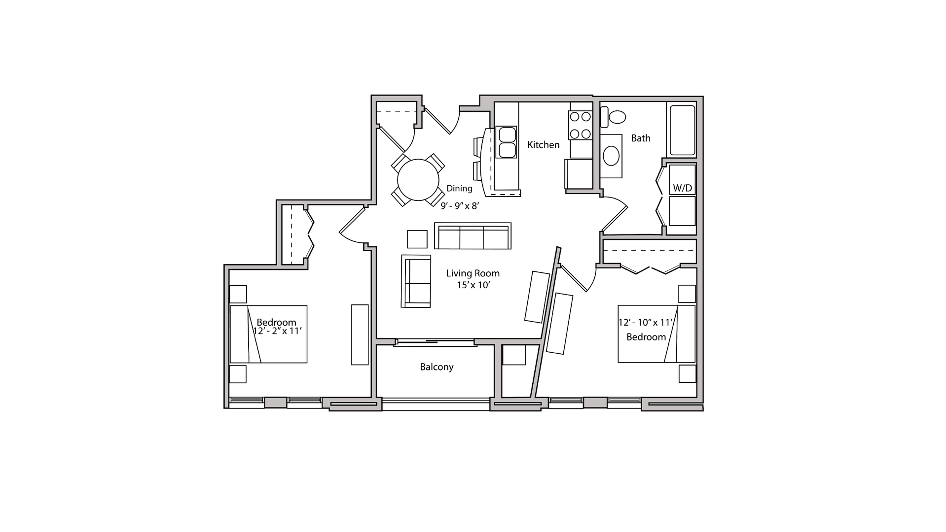 Madison Apartment: S Bedford St
