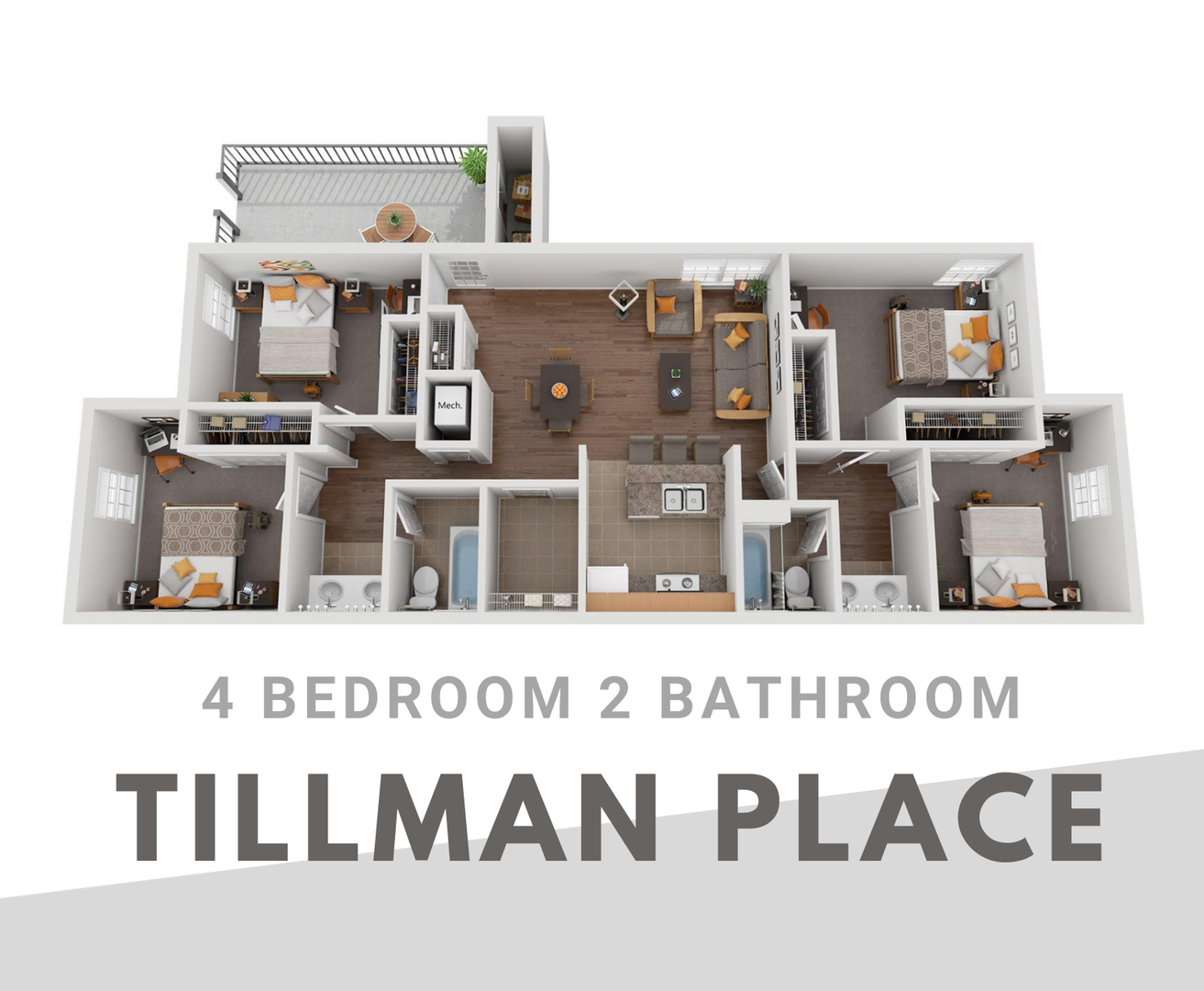 Clemson Apartment: 155-822 Anderson Hwy.