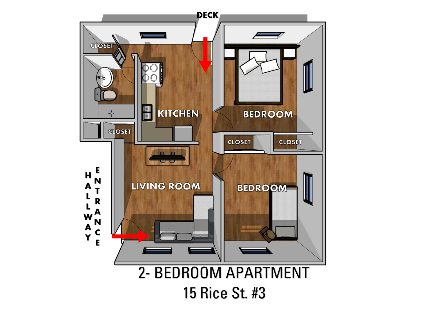 Hudson Apartment: 15 Rice St.