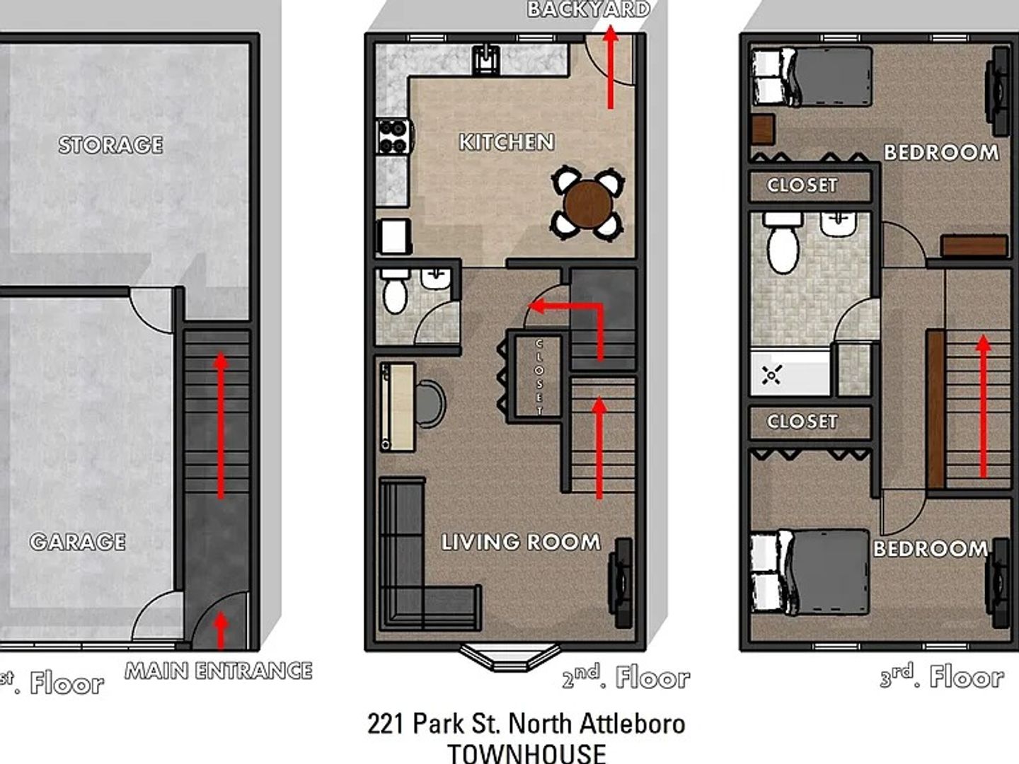 North Attleborough Apartment: 221 Park Street