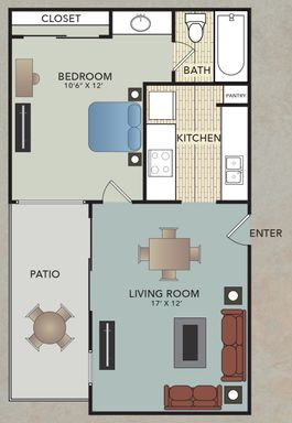 Rustic Apartments: Affordable Serenity in Irving, TX – photo 1
