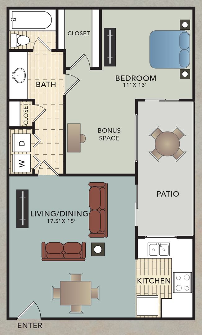 Irving Apartment: 3005 W. Walnut Hill Ln.