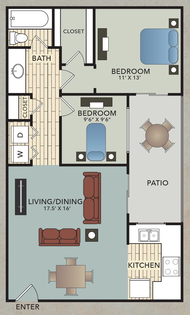 Irving Apartment: 3005 W. Walnut Hill Ln.