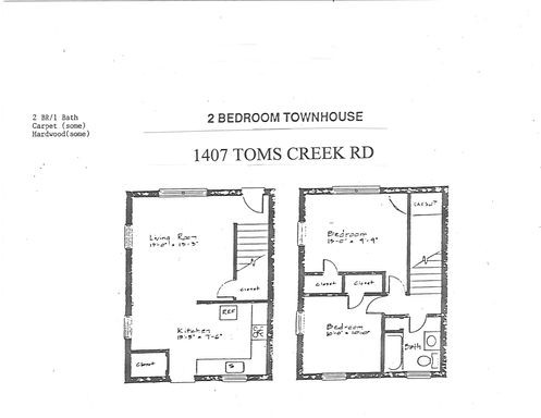 2 Bedroom, 1 Bath Apartment – photo 1