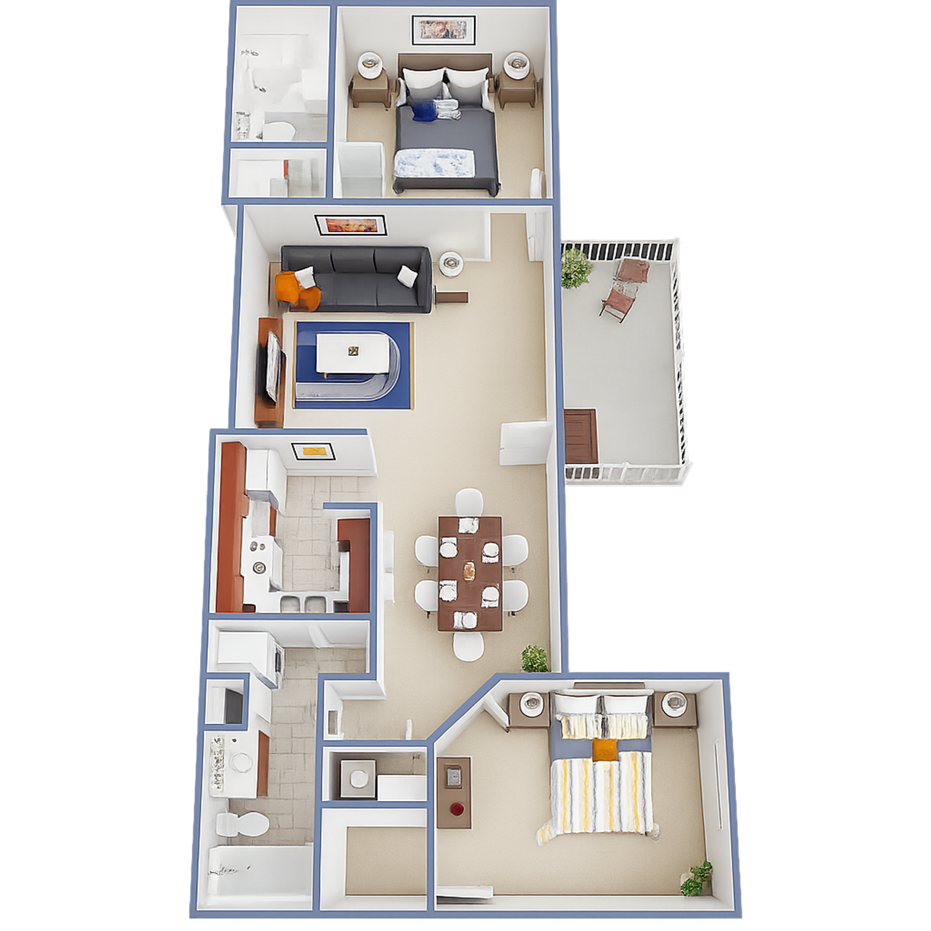 Midwest City Apartment: 6000 E. Reno