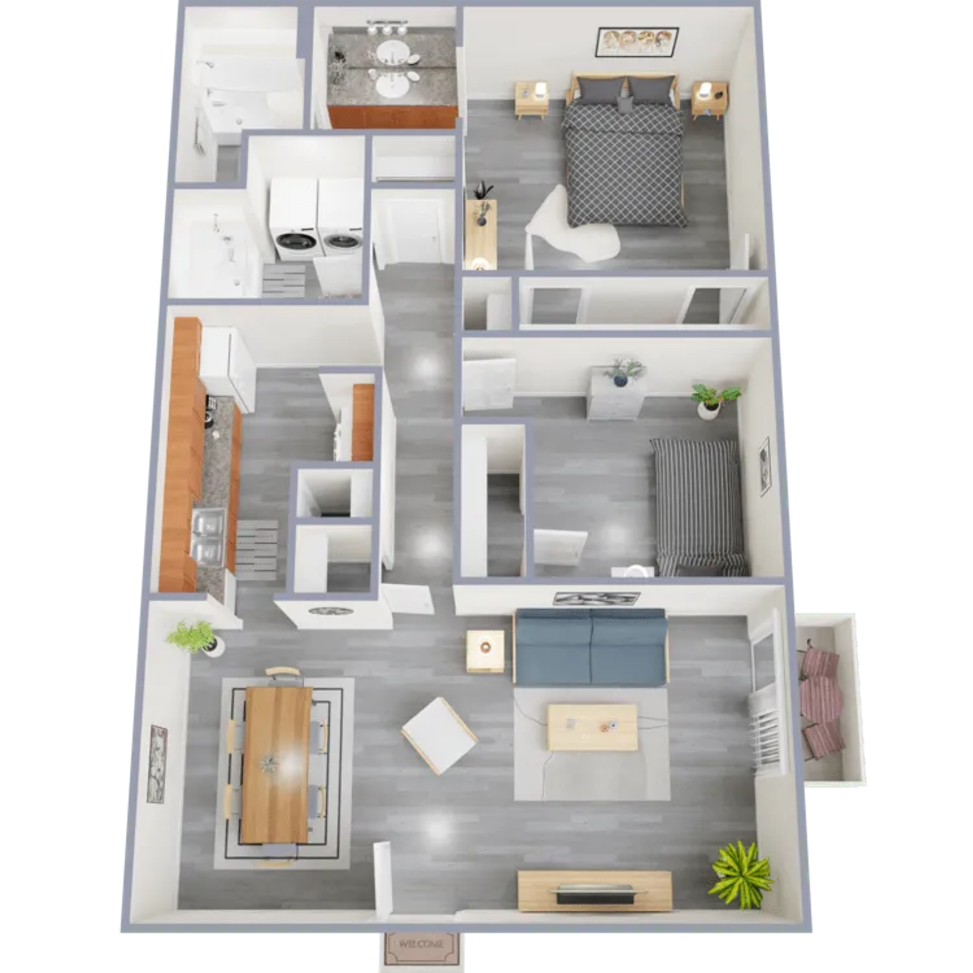 Midwest City Apartment: 8517 E. Reno