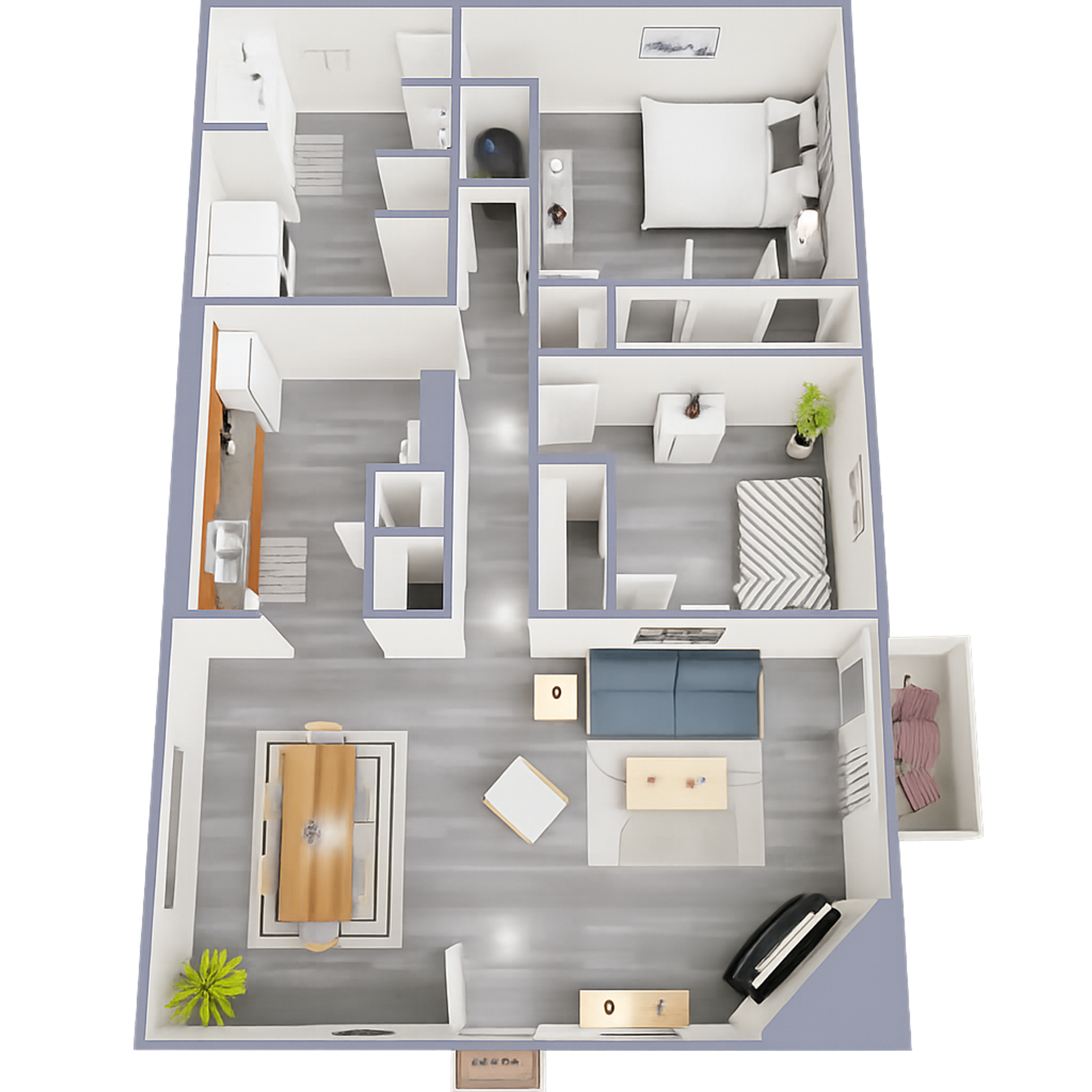 Midwest City Apartment: 8517 E. Reno