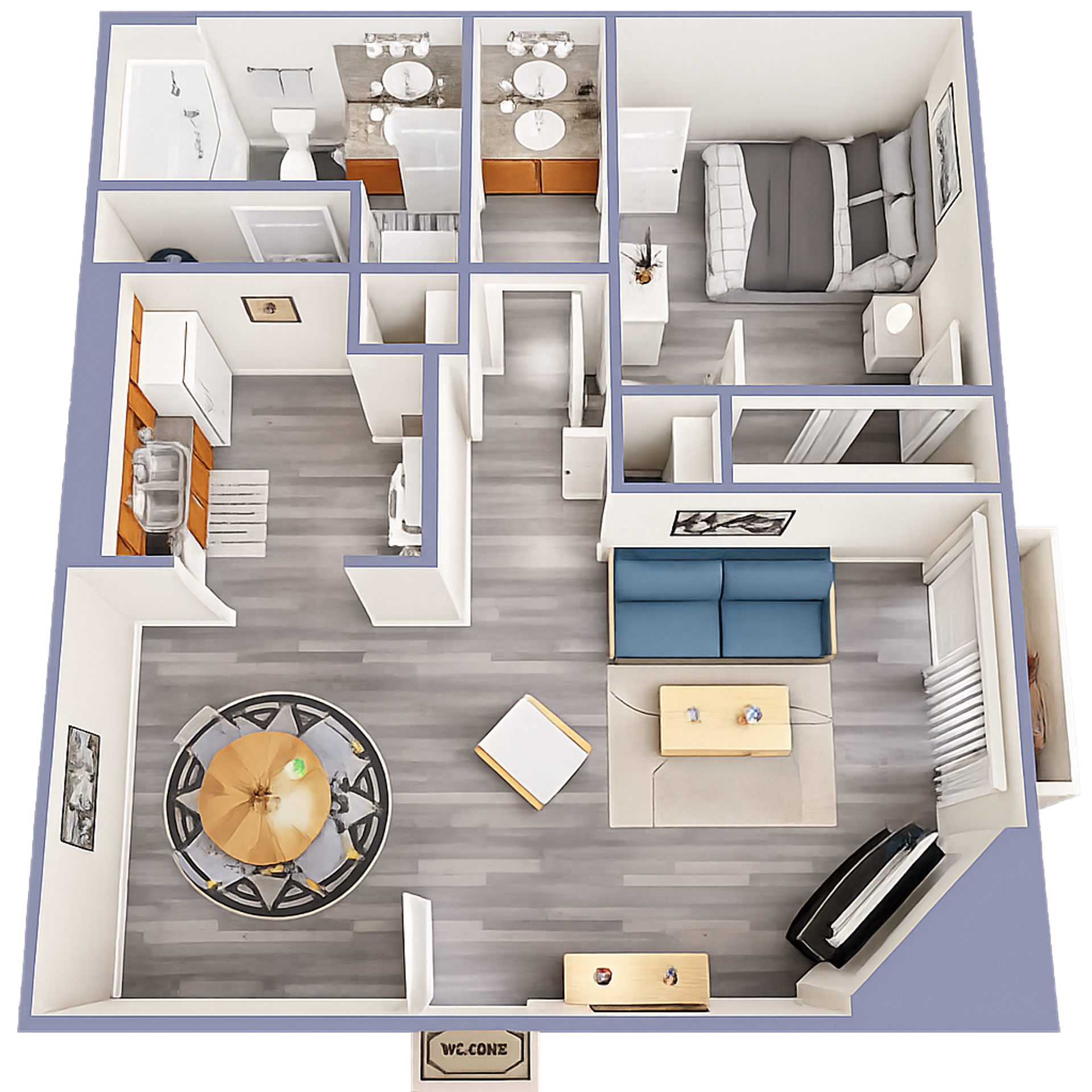 Midwest City Apartment: 8517 E. Reno