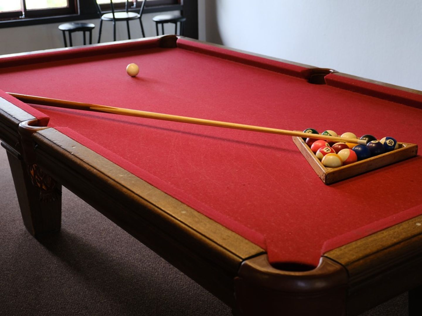 Game room at Tres Vidas Apartments