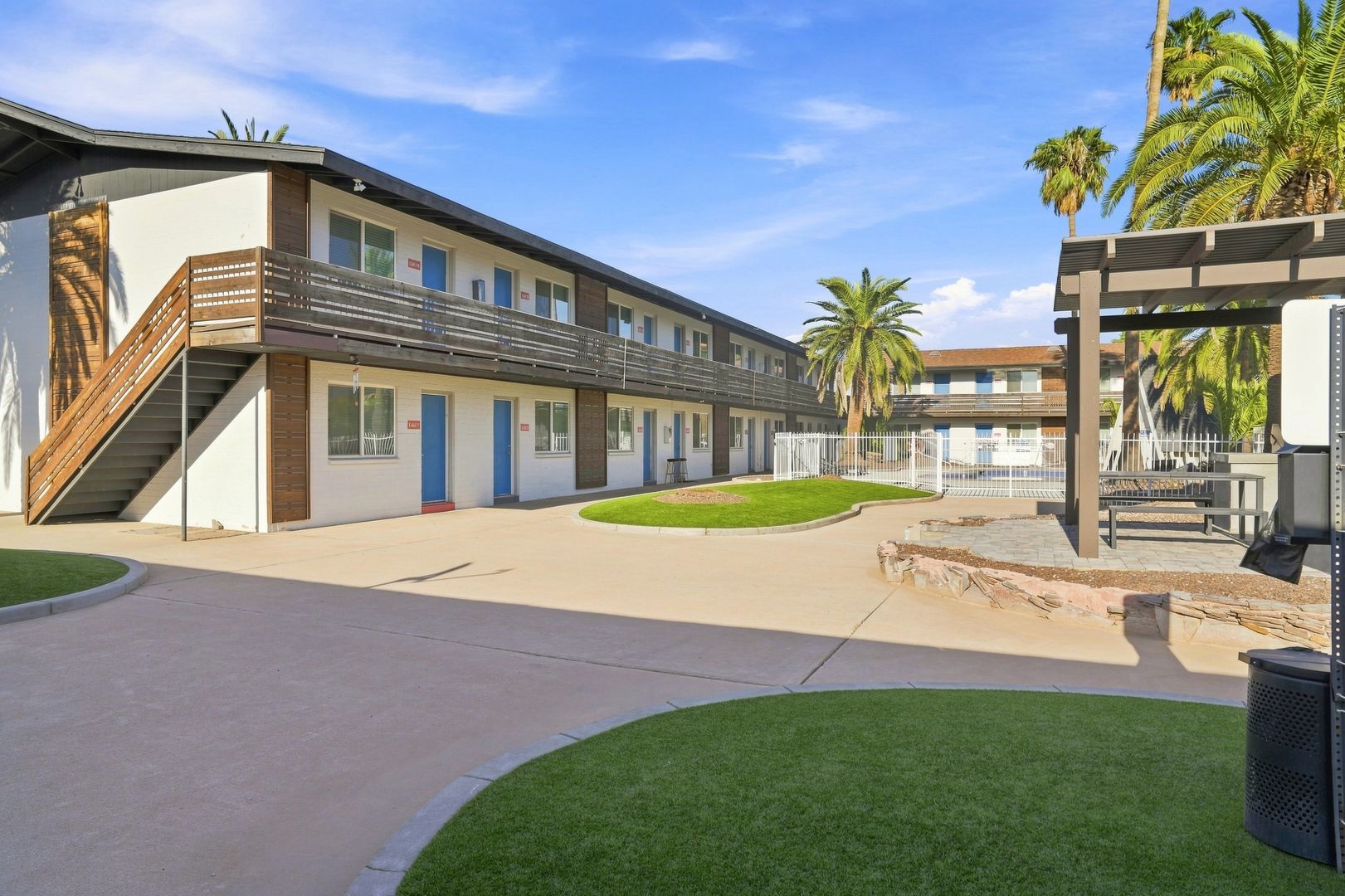 Shared outdoor space at The Element.