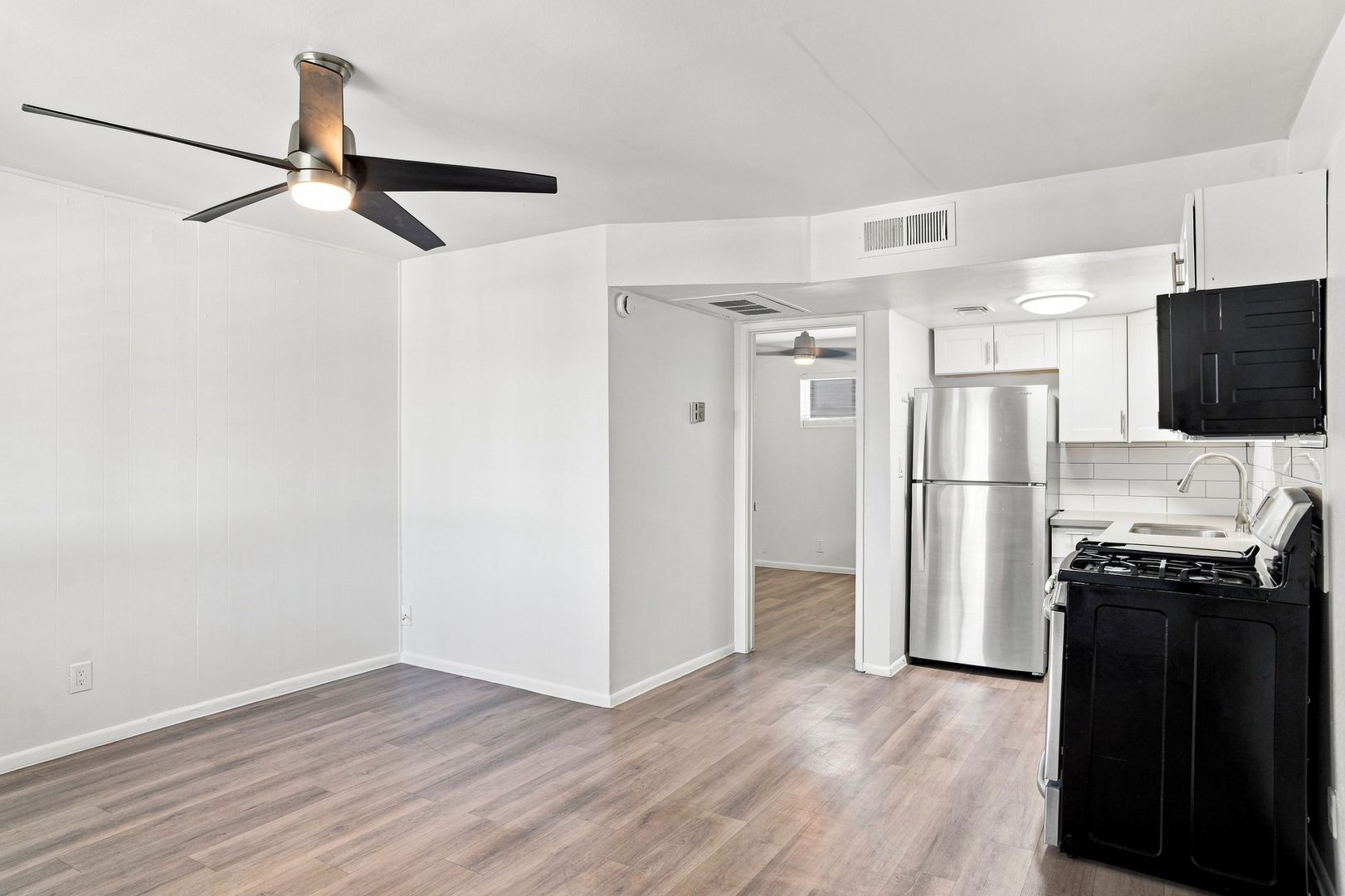 Unfurnished apartment interior — representative home at The Element.