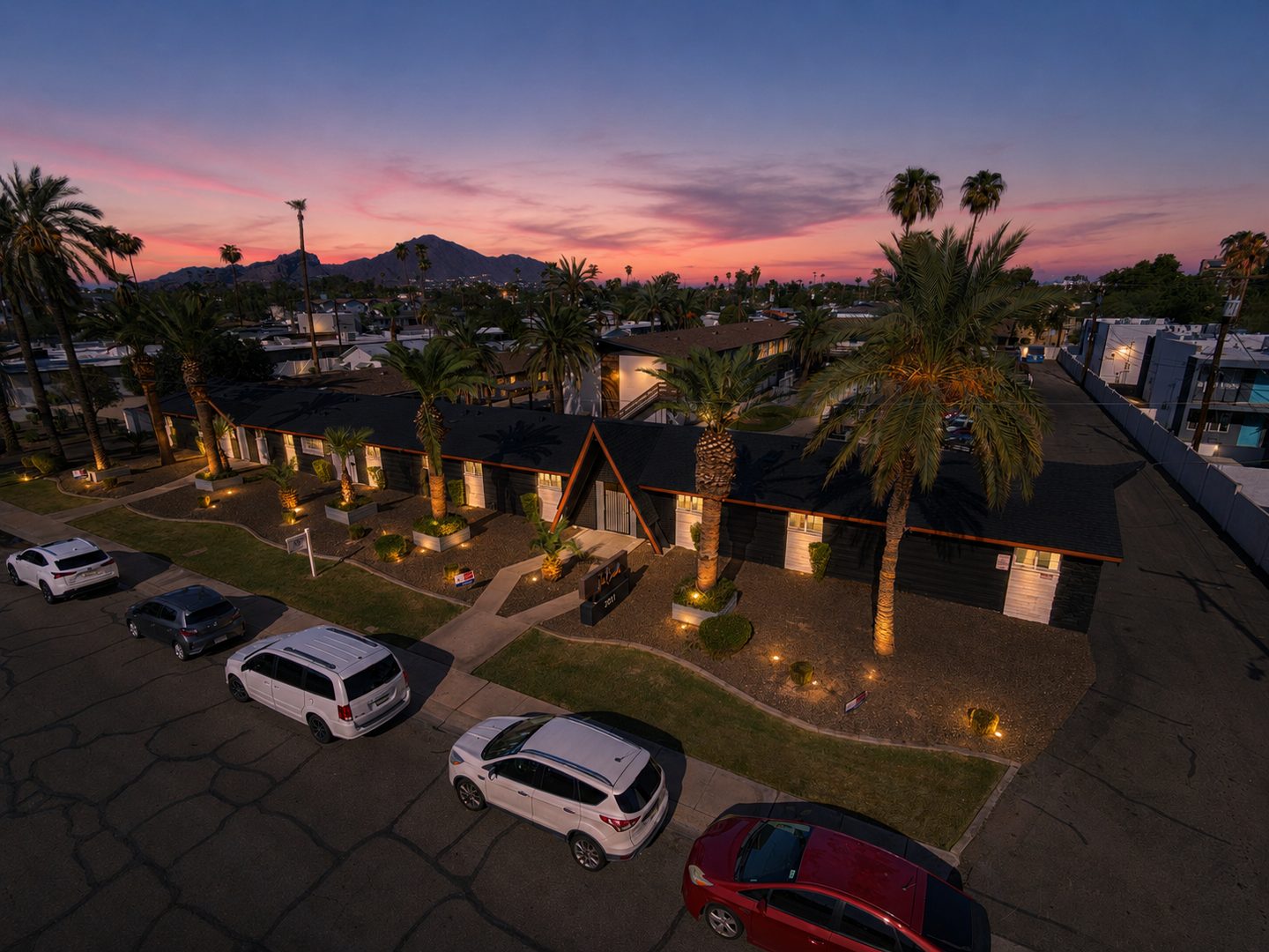 Aerial community view at The Element.