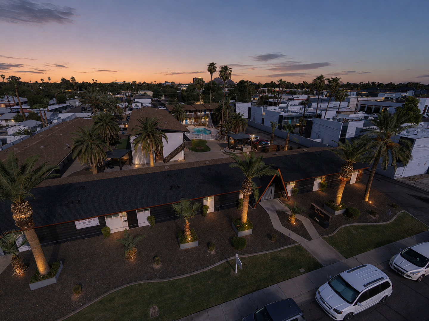 Aerial community view at The Element.