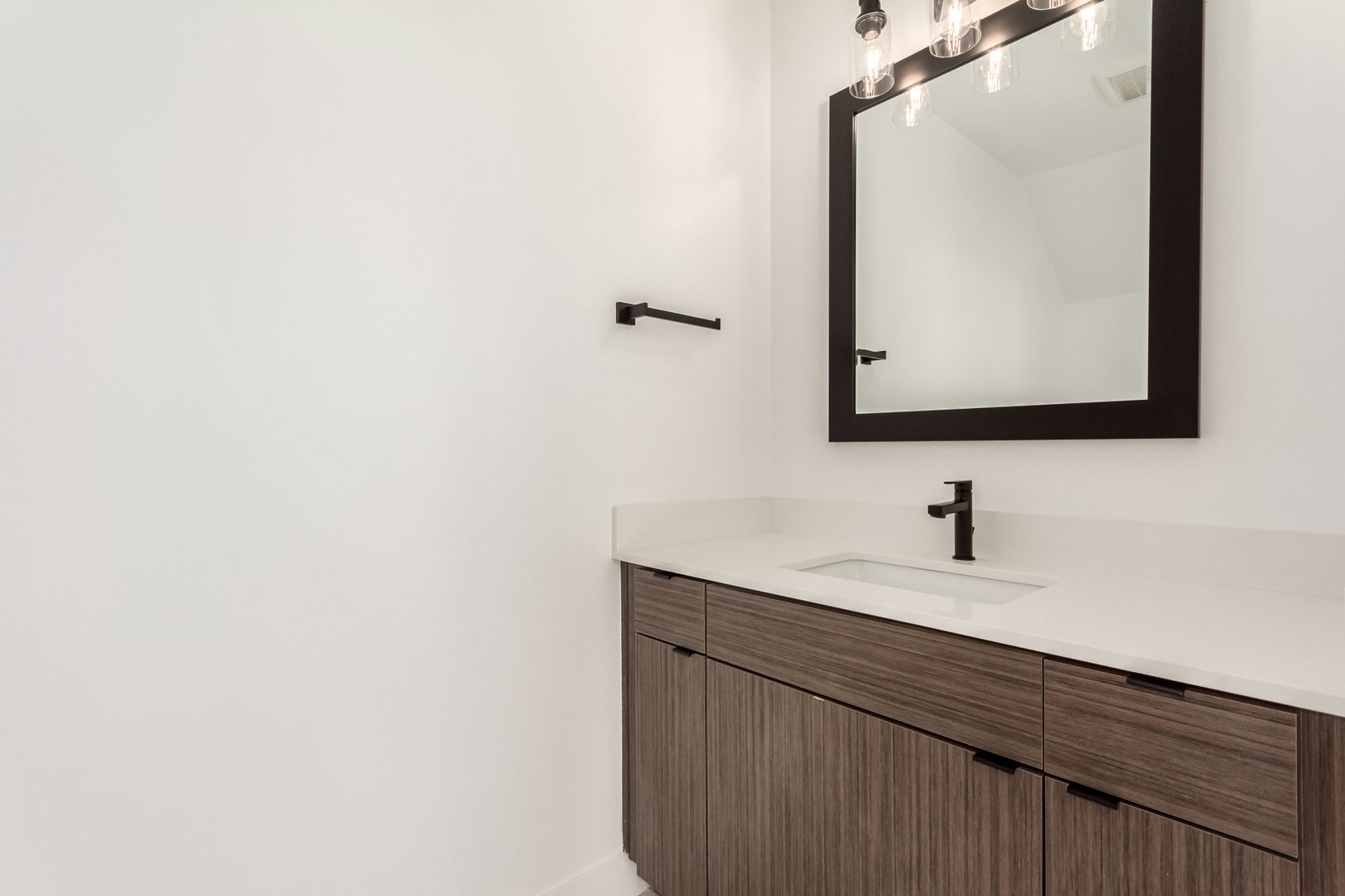 Apartment bathroom — representative home at Arcadia 15.