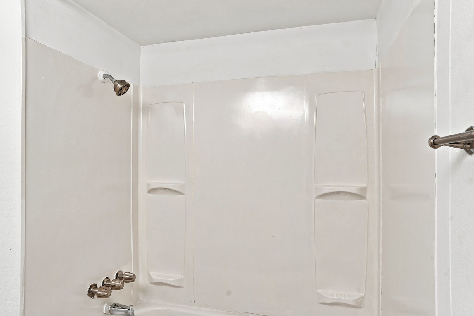 Apartment bathroom — representative home at The Element.