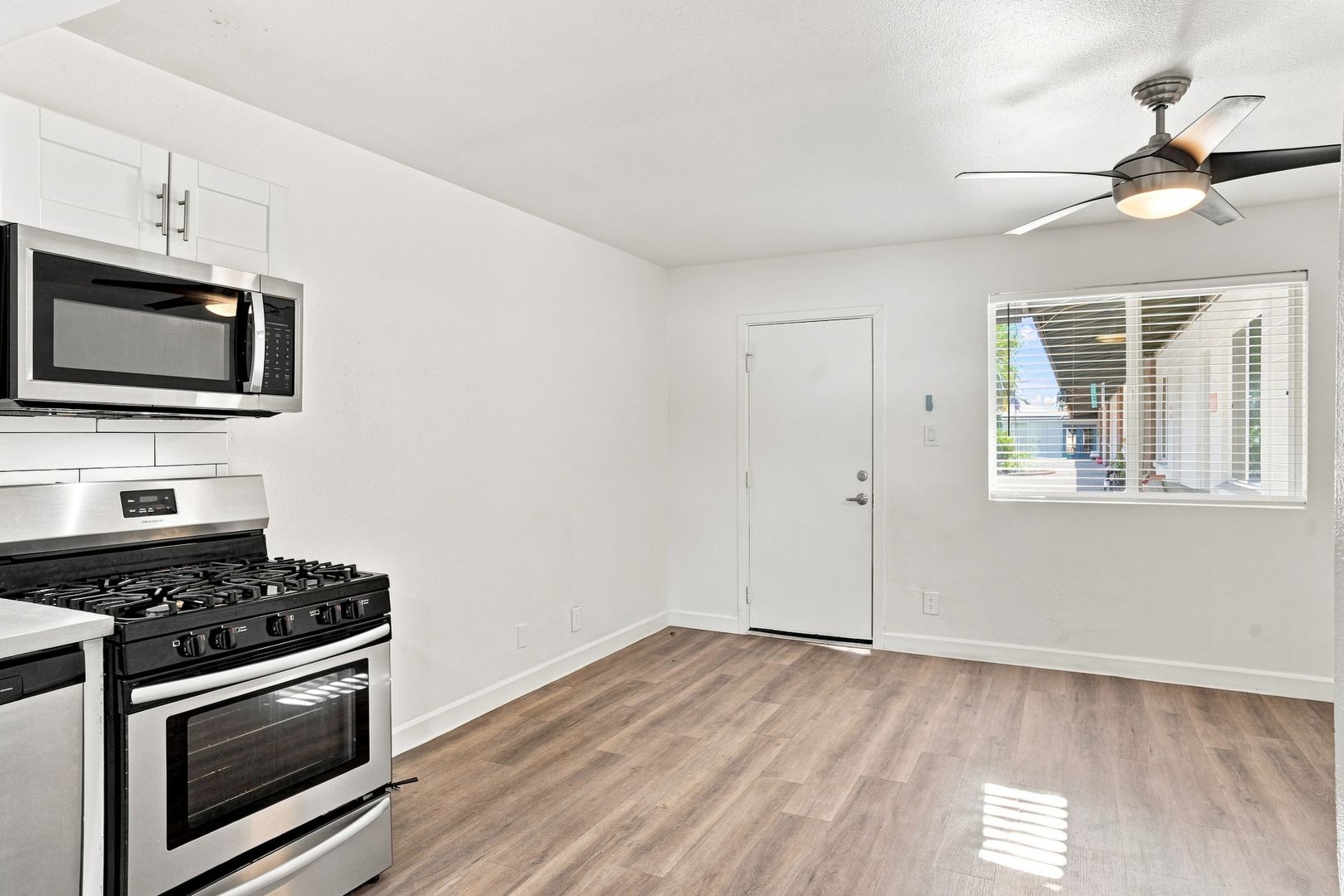 Unfurnished apartment interior — representative home at The Element.