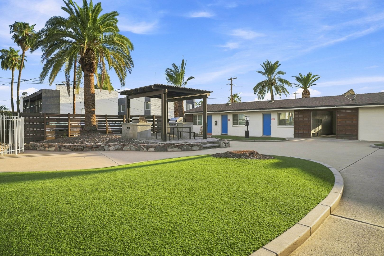 Shared outdoor space at The Element.