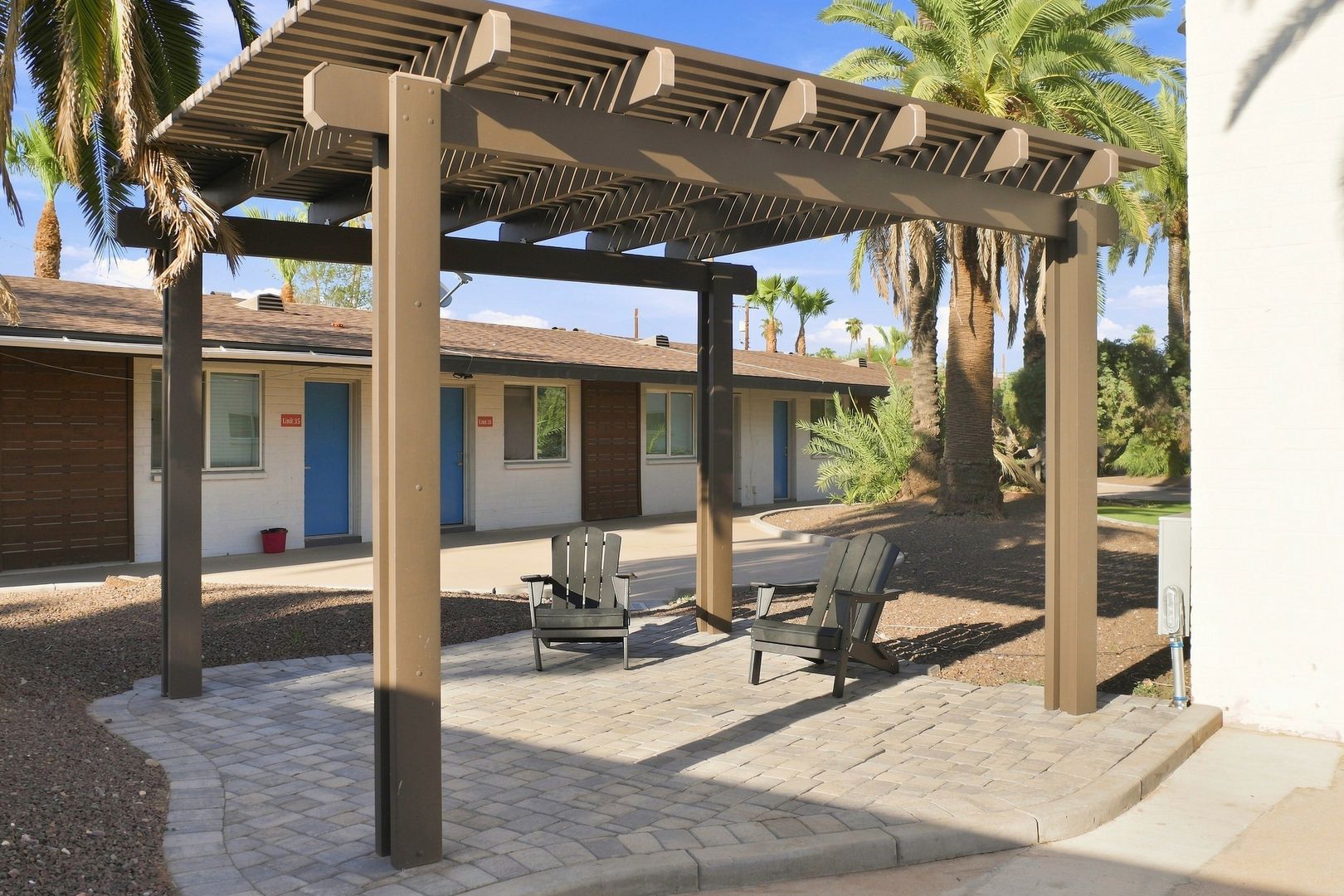 Shared outdoor space at The Element.