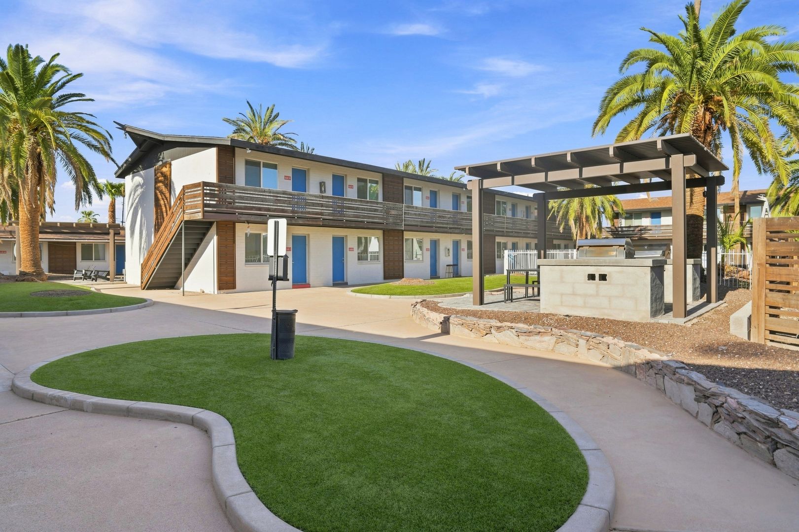 Shared outdoor space at The Element.