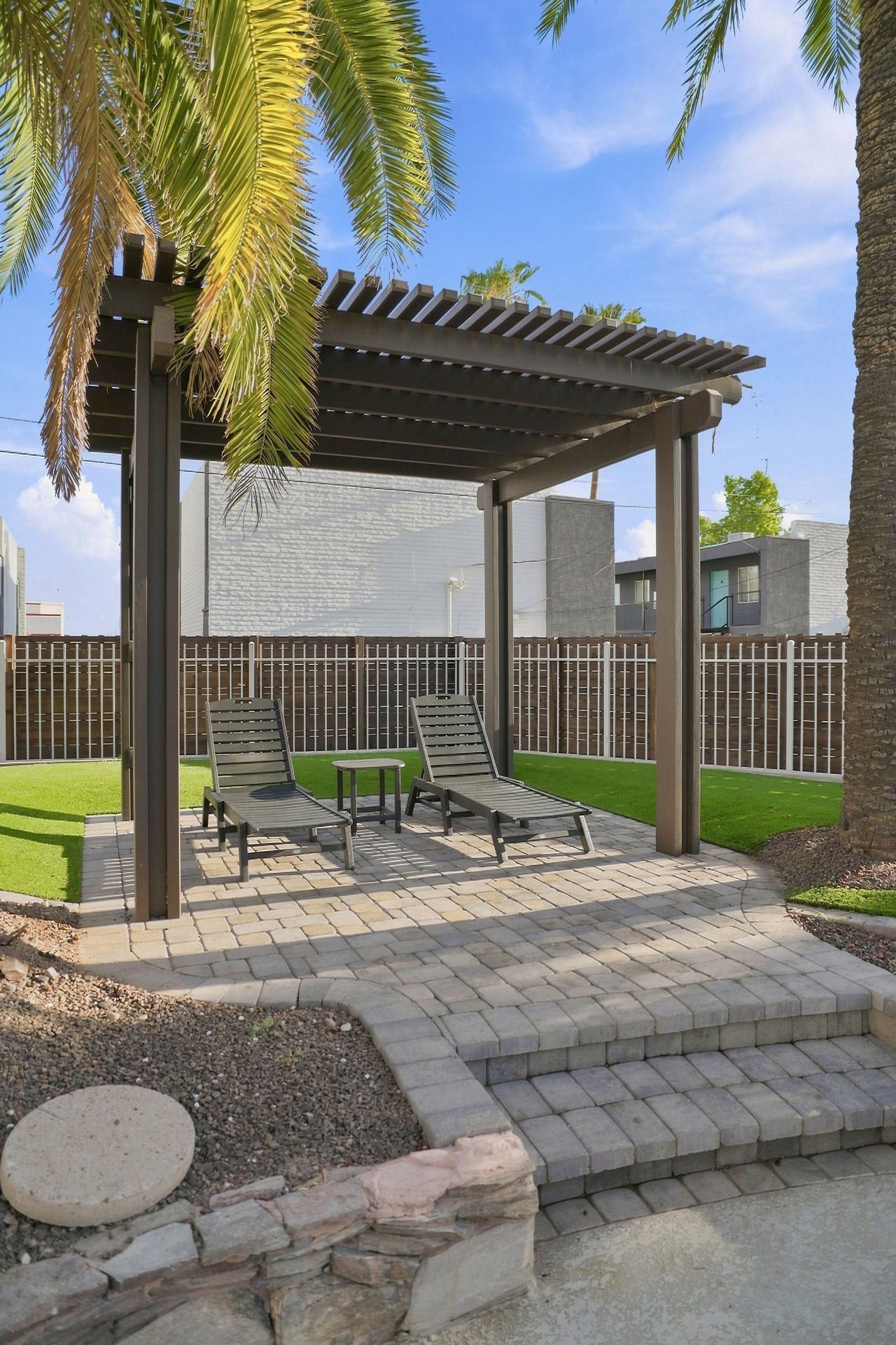 Shared outdoor space at The Element.