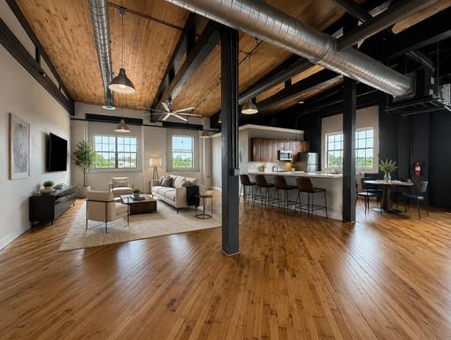 ⭐ Enormous Penthouse Loft 1 Bedroom Bigger than Anything Around ⭐ – photo 1
