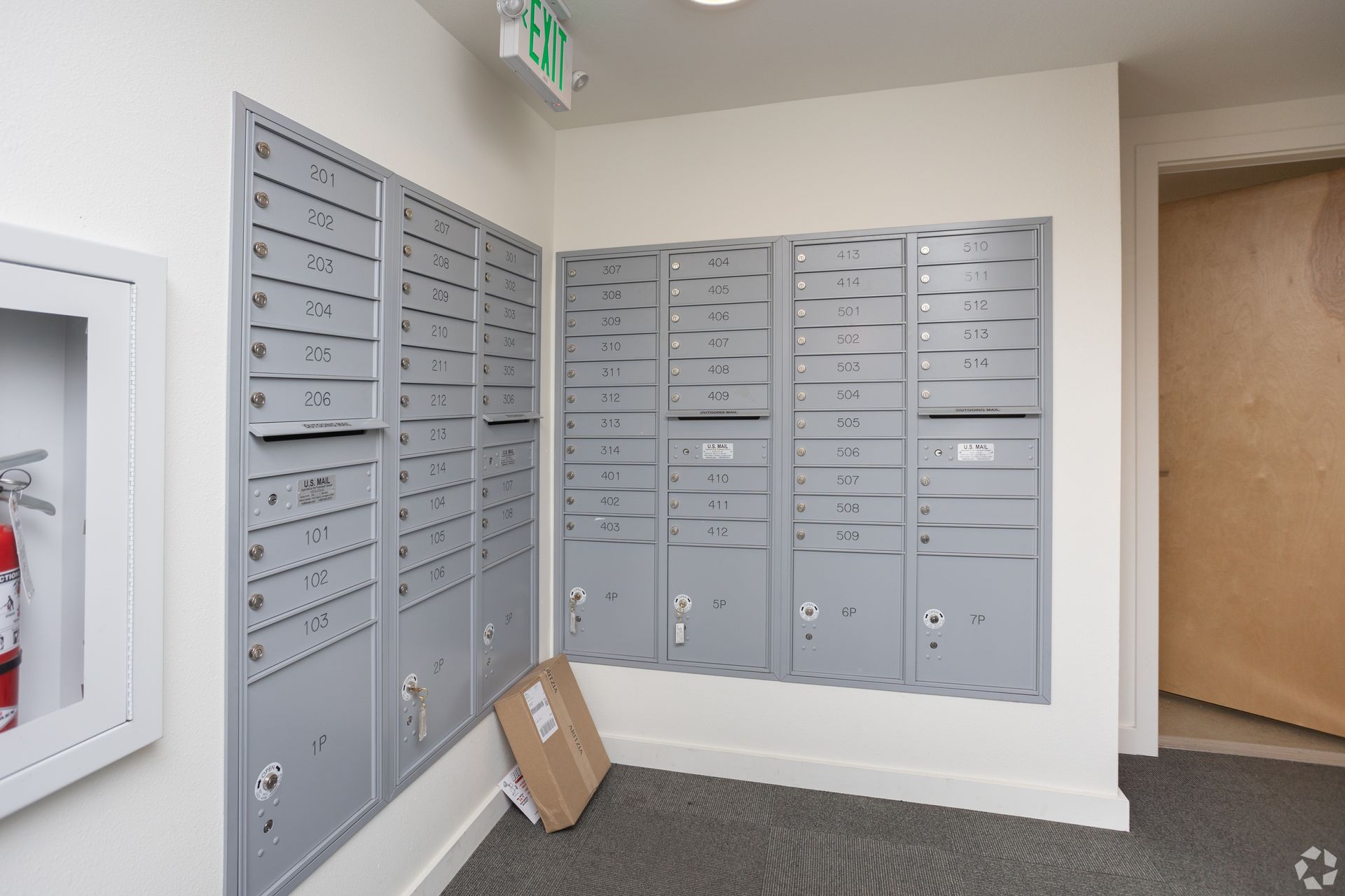 Mailroom at U20 Apartments 4536 20th Ave NE