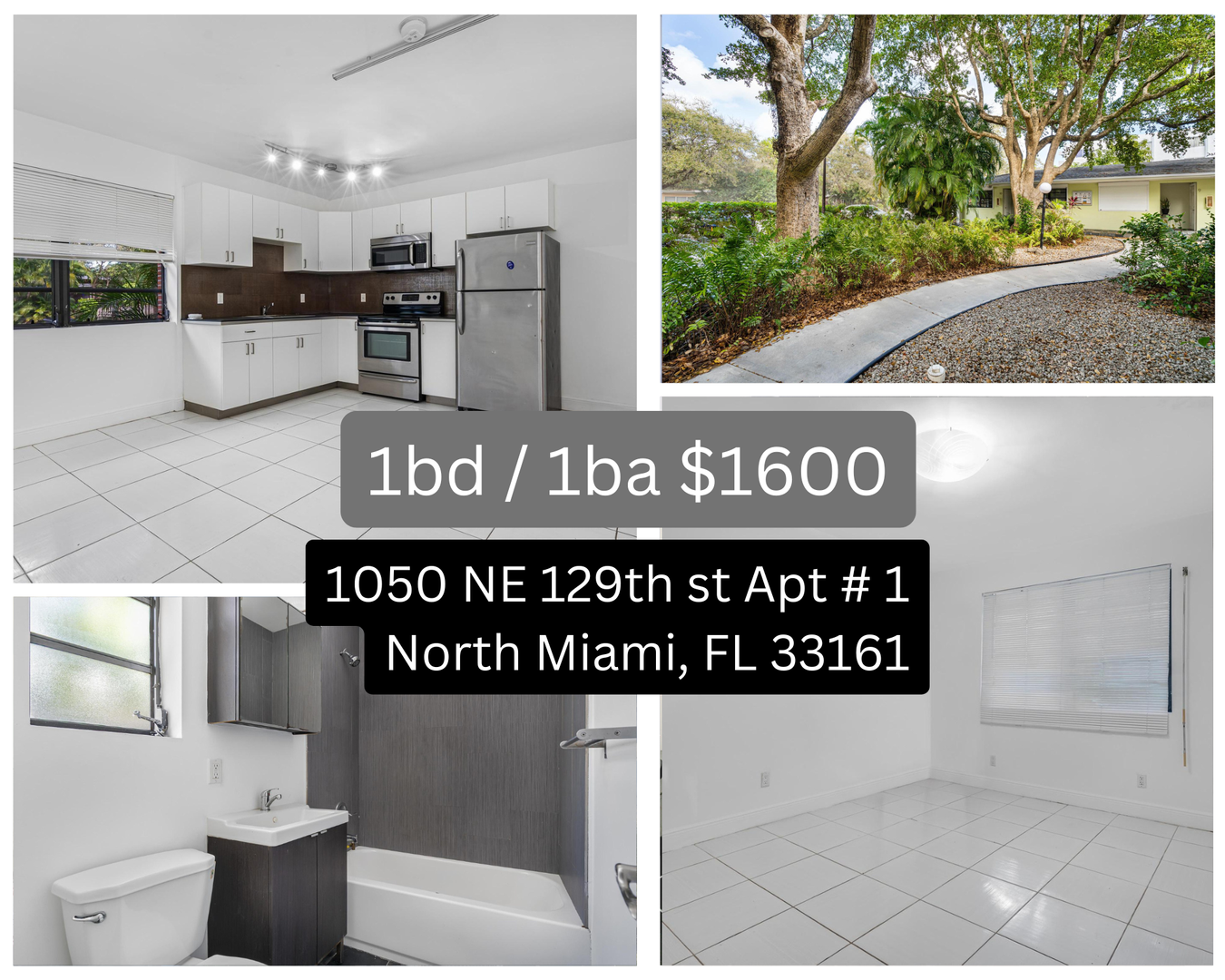 North Miami Apartment: 1050 NE 129th st