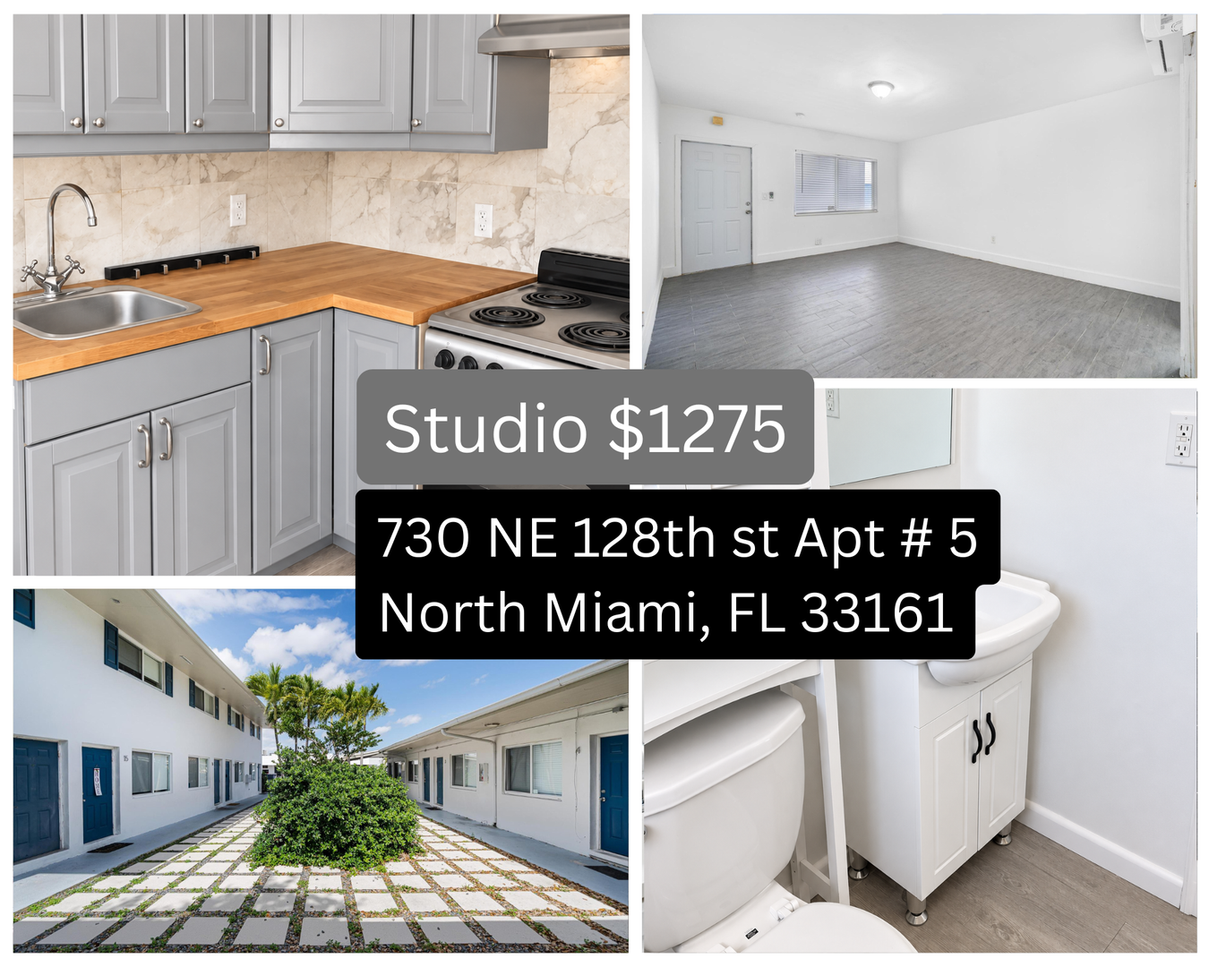 North Miami Apartment: 730 NE 128th st