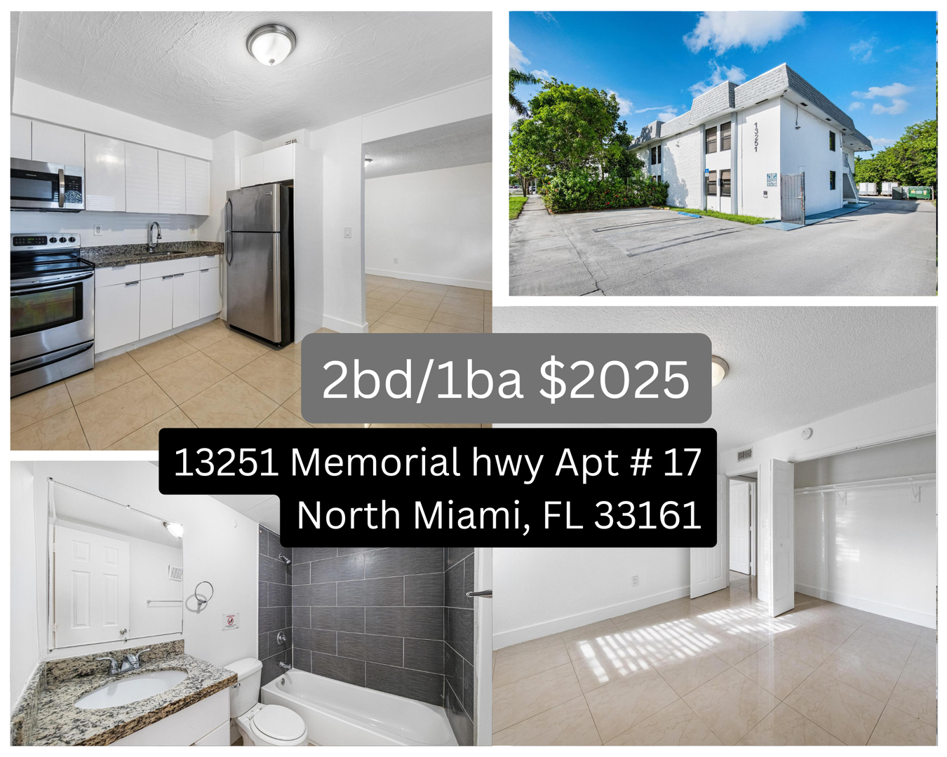 North Miami Apartment: 13251 Memorial hwy