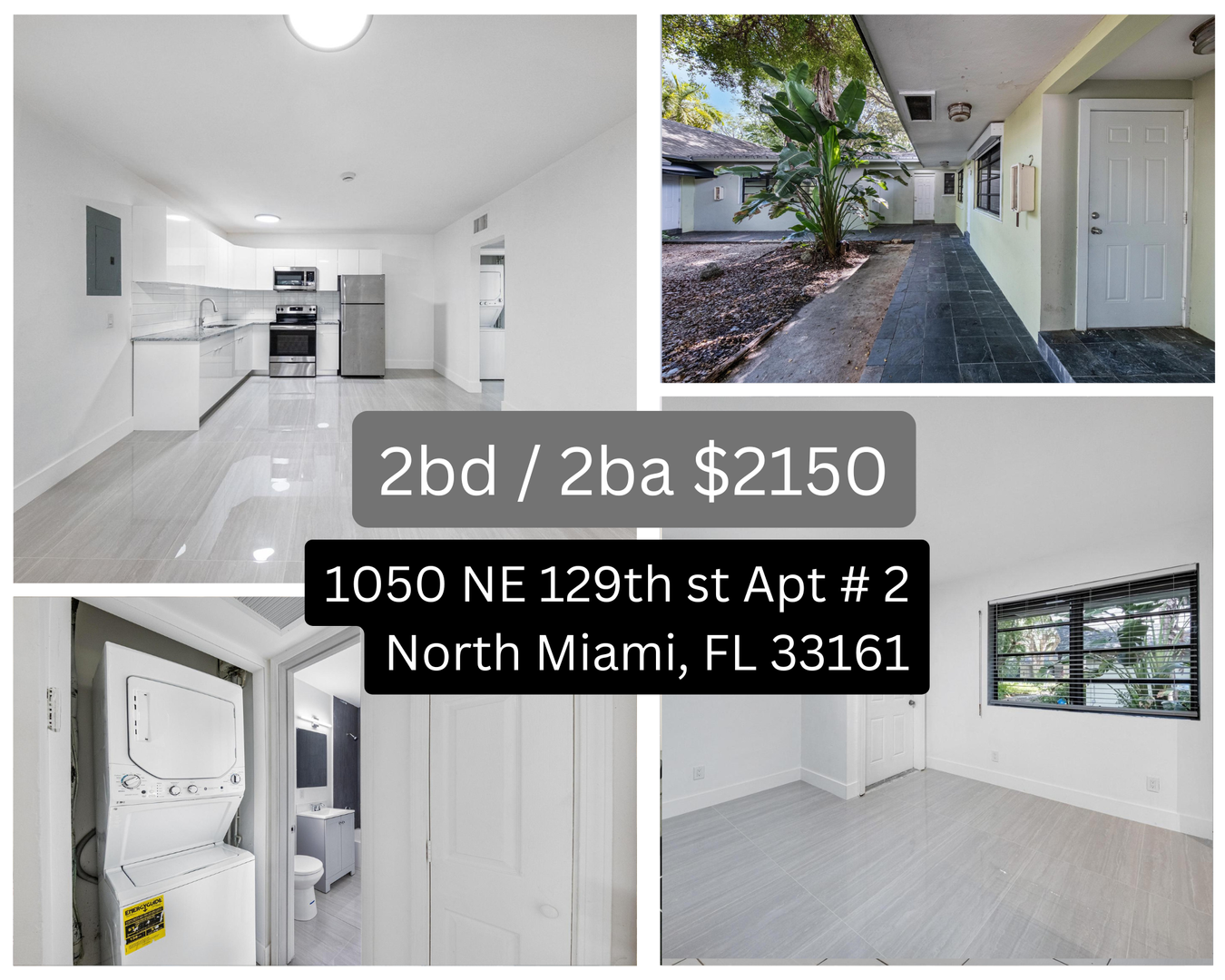 North Miami Apartment: 1050 NE 129th st