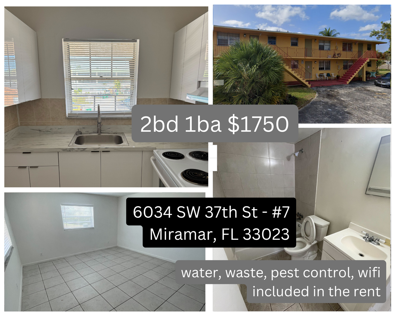 Miramar Apartment: 6034 SW 37 street