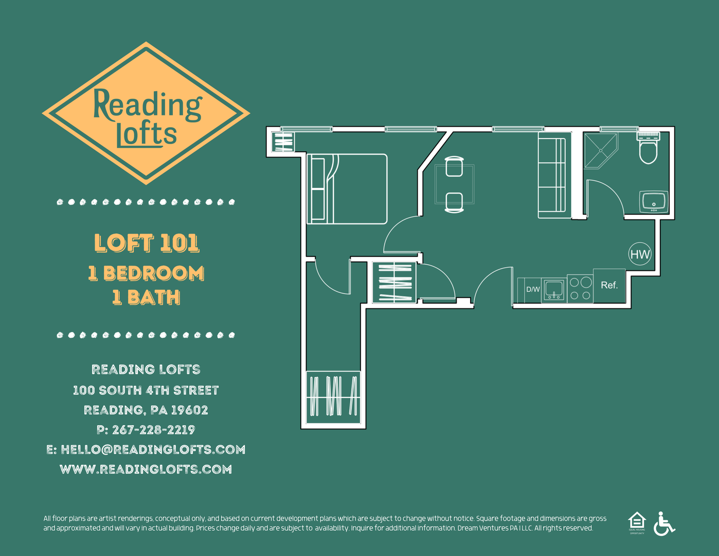 Reading Apartment: 100 S. 4th St