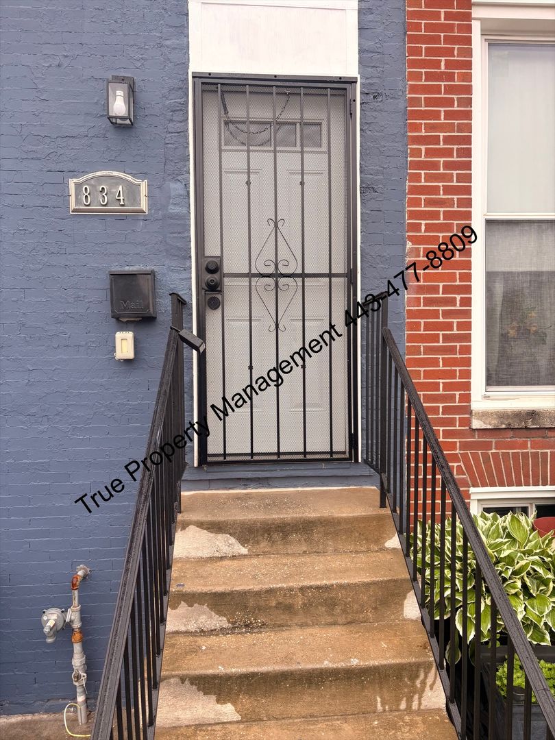 Baltimore House: 834 North Stricker Street