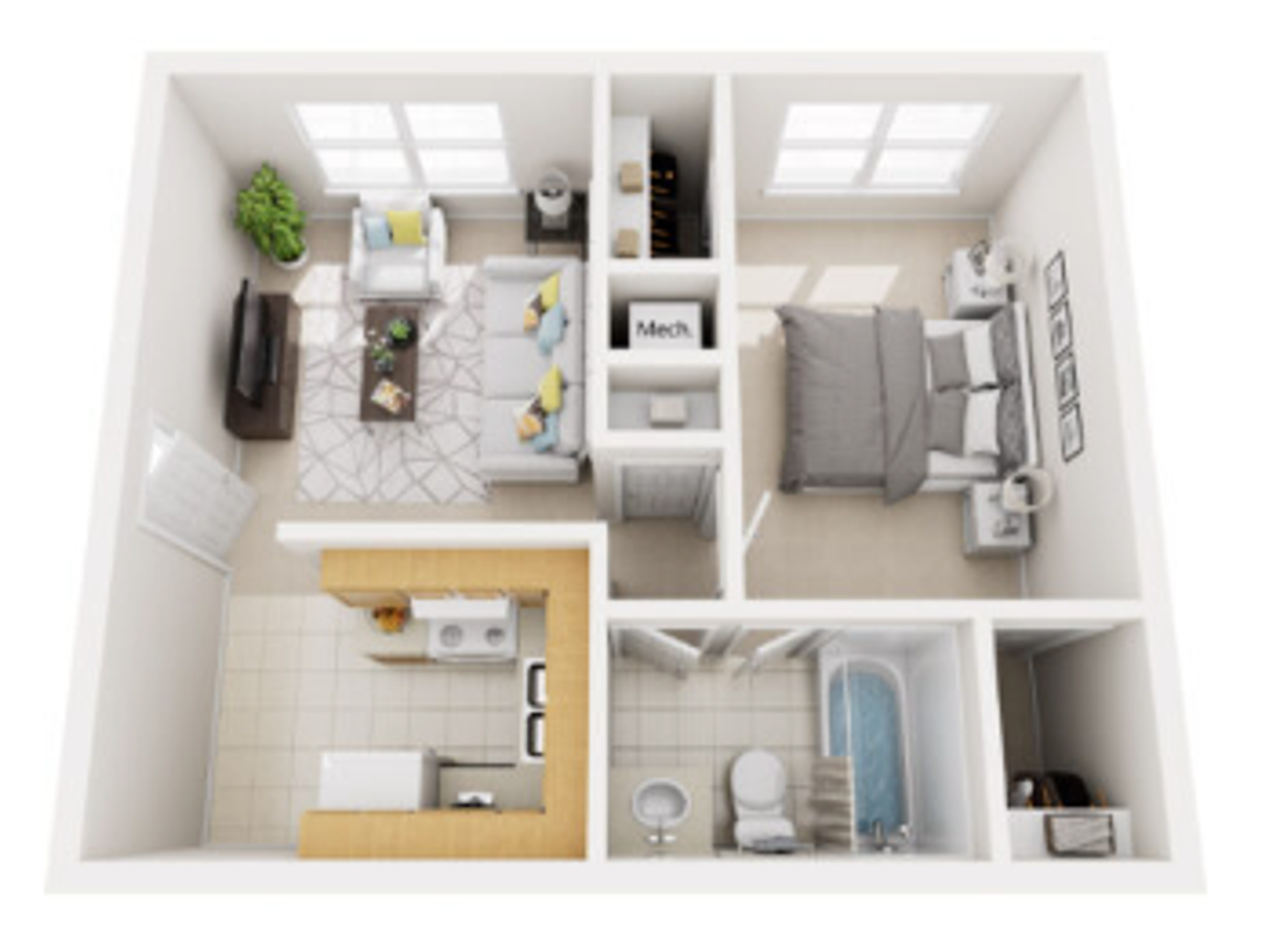 Midwest Apartment: 8032  E. Reno