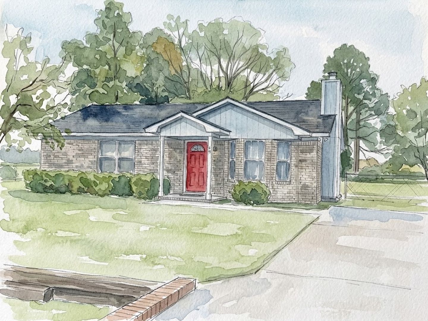 Hinesville House: 69 John Gibson Court NE