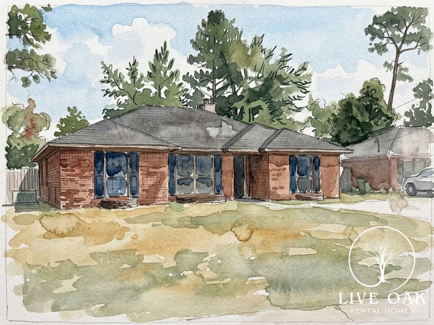 Hinesville House: 1304 Crossgate Court
