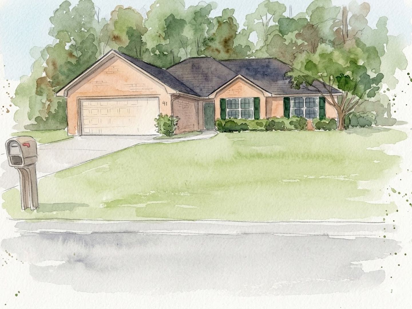 Hinesville House: 41 Thornbriar Drive