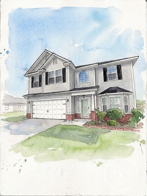 Gorgeous 4 bedroom, 2.5 bathroom home in Ludowici, GA!