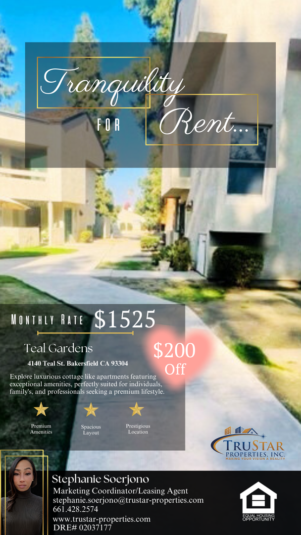 Bakersfield Apartment: 4140 Teal Street