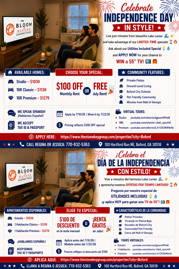 Buford Apartment: 100 Hartford Run NE