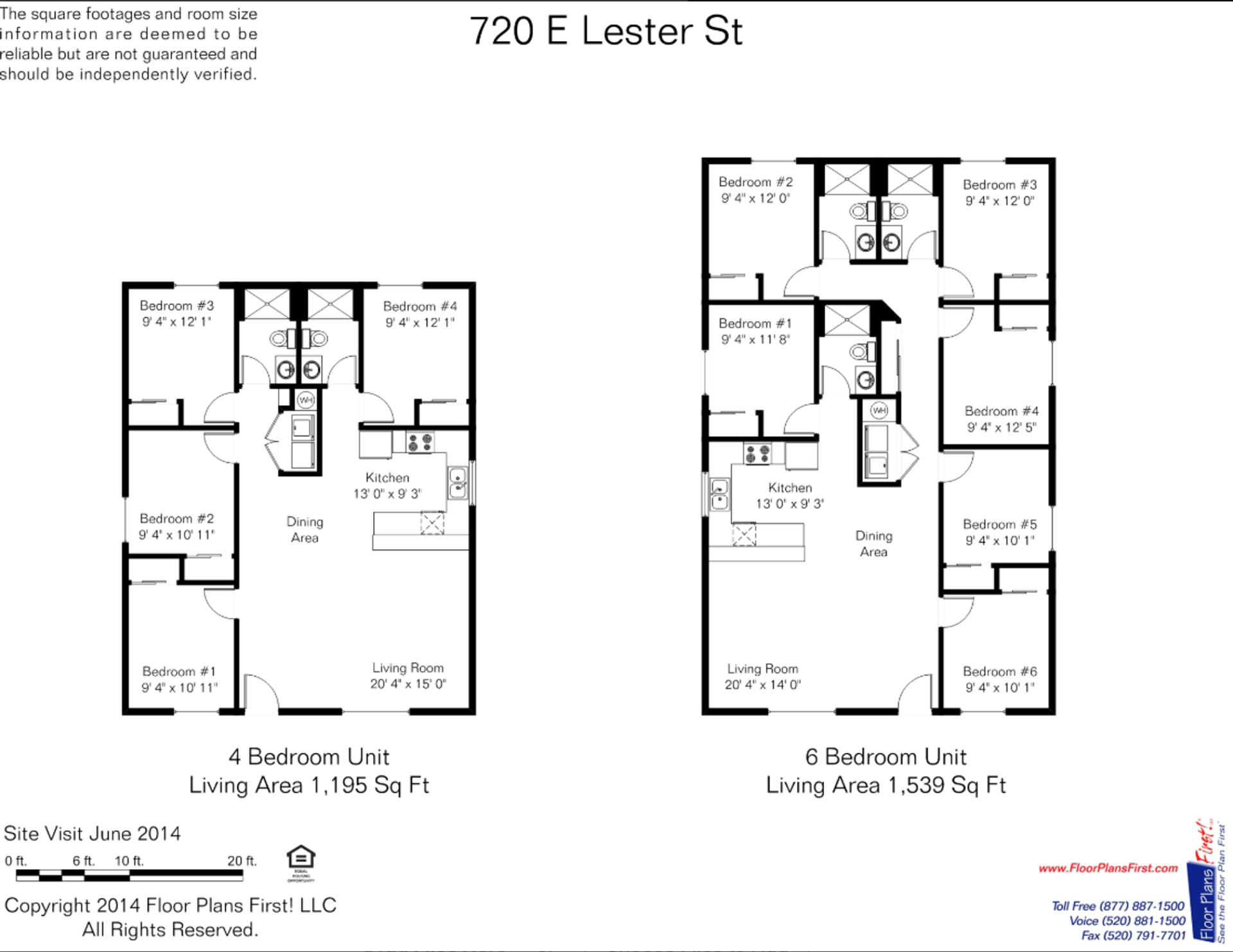 Tucson Apartment: 720 E. Lester St.