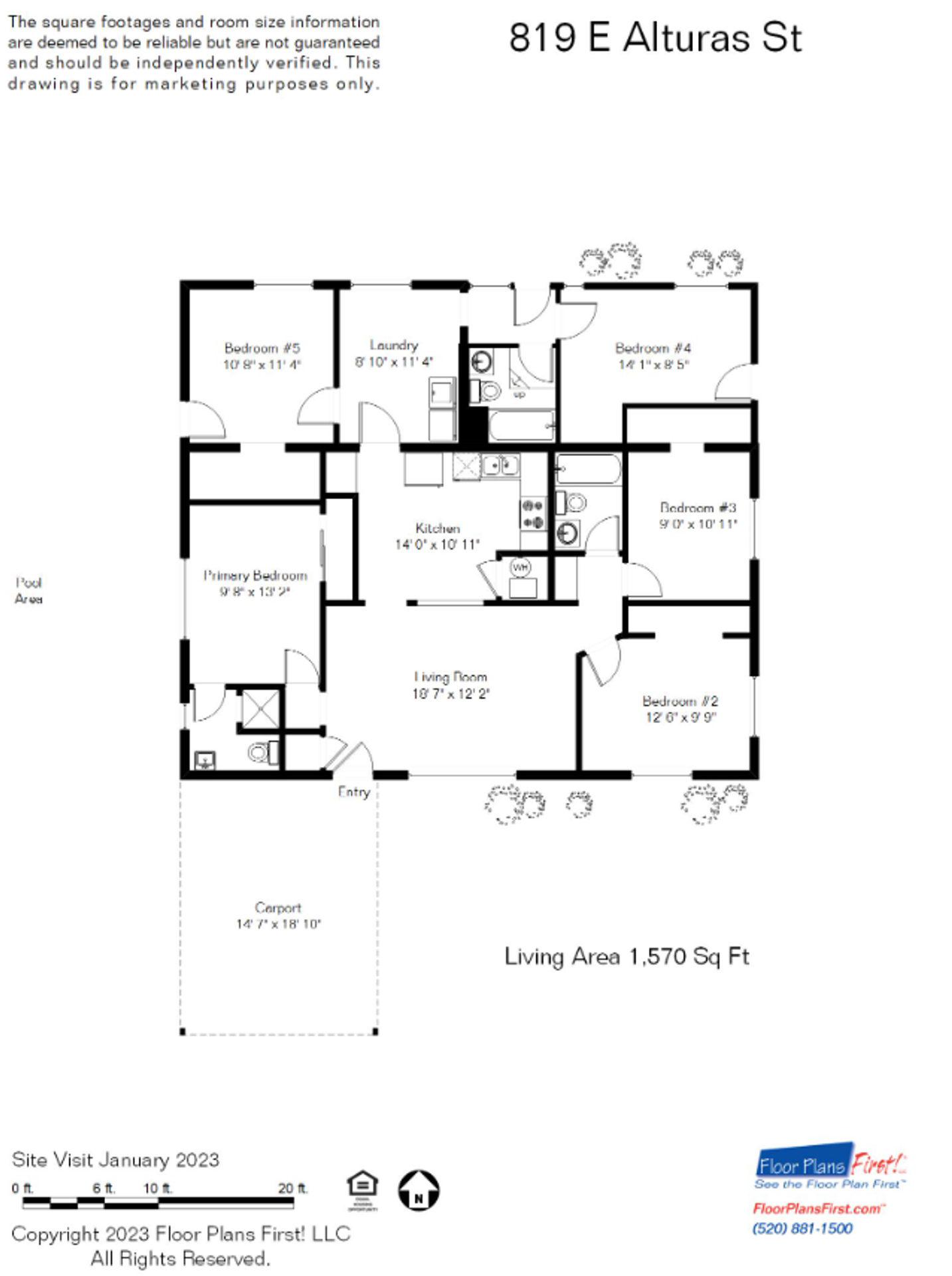 Tucson Apartment: 819 E. Alturas St.