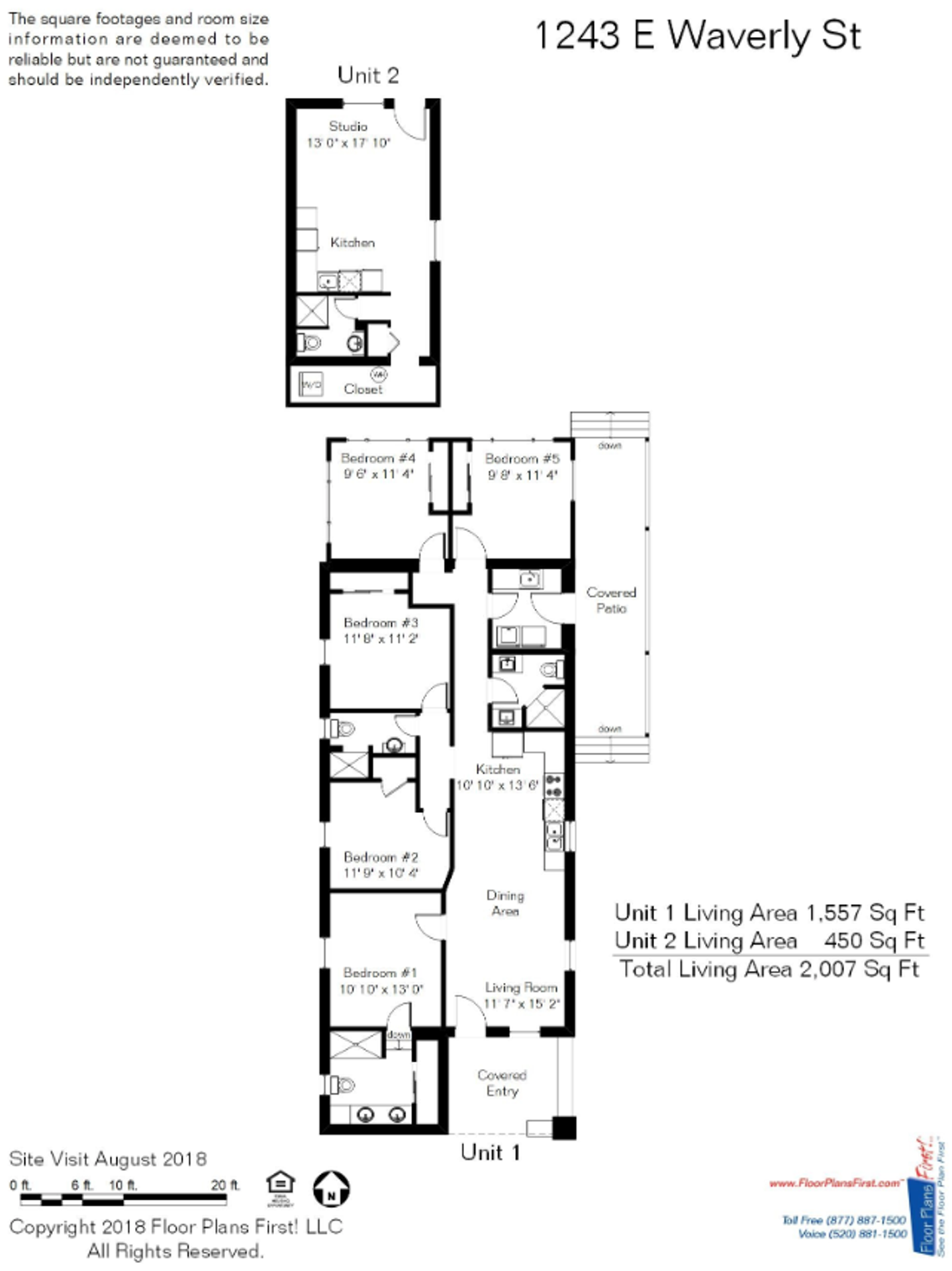 Tucson Apartment: 1243 E. Waverly St.